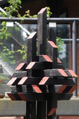 Skulptur im Kunstcentrum Alte Molkerei - Sitz vom Worpsweder Antiquariat
