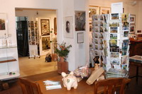 Ausstellungsraum im Atelier von Dieter Weiser