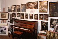 Alte Sw-Fotos �ber Worpswede im Atelier von Dieter Weiser