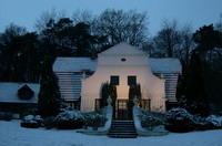 Barkenhoff im Winter bei D�mmerung