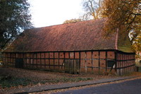 Historisches Worpswede: Die alte Drei-St�nderscheune