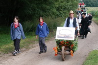 Landtracht aus Bergedorf beim Erntefest-Umzug in Worpswede