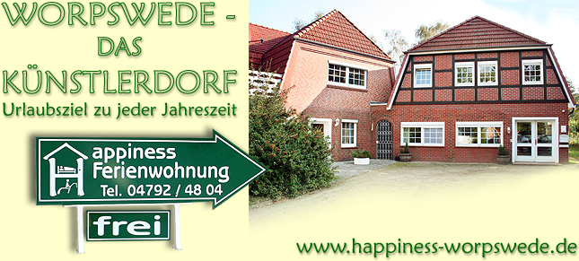 Ferienwohnungen Happiness in Worpswede