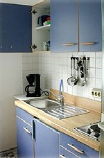 K�che von Ferienwohnung 1