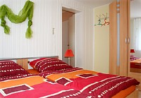 Schlafzimmer der Ferienwohnung 2