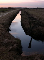 Sonnenuntergang in der Hammeniederung
