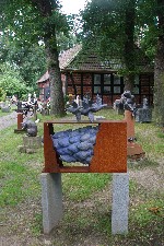 Kunstgalerie in der Bauernreihe beim Tag der offenen Ateliers