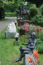 Kunstgalerie in der Bauernreihe beim Tag der offenen Ateliers