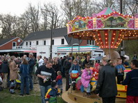 Kinderkarussell auf dem Osterfeuer in Worpswede (beim Sportplatz)