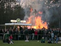 Osterfeuer in Worpswede