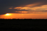 Sonnenuntergang in der Hammeniederung