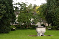 L�wen-Brunnen im Hoetger-Garten und Diedrichshof
