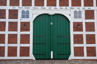 Fachwerk vom "Findorff-Haus" in Iselersheim (bei Bremerv�rde)