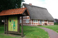 Ortsplan und "Findorff-Haus" in Iselersheim (bei Bremerv�rde)