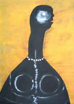 Solitaire - 50 x 70cm - Acrylmischtechnik auf Papier