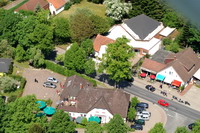 Der Gasthof zum Hemberg liegt direkt gegen�ber vom Eiscafe mitten im Centrum von Worpswede