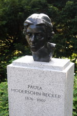 Die von Clara Rilke-Westhoff entworfene B�ste von Paula Modersohn-Becker