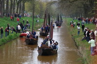 Die Flotte im Torfkanal in Bremen-Findorff
