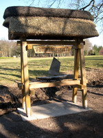Eingang zum Torfschiffwerft-Museum in Schlu�dorf