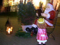 Weihnachtsmann-Figur