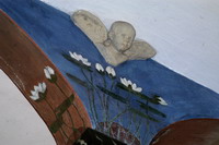 Ein Teil von Paula Modersohn-Beckers und Clara Westhoffs "Strafarbeit" in der Zionskirche