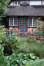 Atelierfenster im ehemaligen Atelier von Paula Modersohn-Becker im denkmalgesch�tzten Br�njeshof