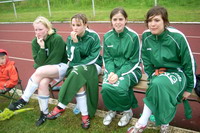 Auswechselbank der Damen-Mannschaft des FC Worpswede