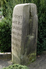 Grab von Karl Krummacher (Maler, Schriftsteller) im K�nstlerdorf Worpswede