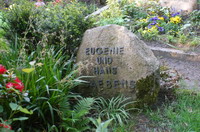 Grab von Hans Saebens und Ehefrau Eugenie von Garvens auf dem Worpsweder Friedhof