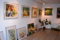 Aquarelle in der Galerie Hemberg in Worpswede