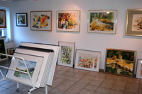 Ausstellungsraum in der Galerie Hemberg