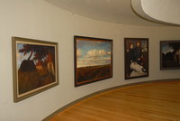 In der Grossen Kunstschau erwartet den Besucher eine Ausstellung der Gem�lde der alten Worpsweder Maler