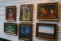 Im Museumsshop der Grossen Kunstschau kann man veredelte Kunstdrucke u.a. erwerben