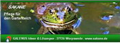 Galenus (Gartenteiche), An der Bahn 36, 27726 Worpswede, Tel.: 04792/9539869, Fax.: 04792/9519038, Mail: info@sakane.de, Homepage: www.sakane.de