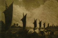 Radierung von Fritz Uphoff