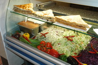 Frischer Krautsalat im Edessa Schnellrestaurant in Worpswede