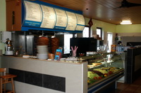 Tresen im Edessa Schnellrestaurant in Worpswede