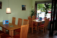 Gem�tliche Sitzecke im Edessa Schnellrestaurant in Worpswede