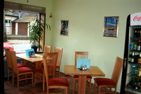 Sitzecke im Edessa Schnellrestaurant 