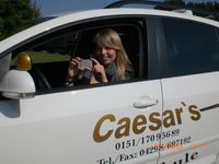 Fahrsch�lerin Ann-Christin Wagner nach erfolgreicher Pr�fung