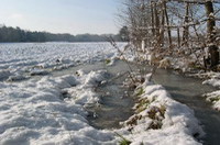 Schneebedeckter Weyerberg im Februar