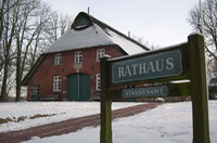 Rathaus im Februar