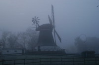 Worpsweder M�hle im Nebel