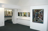 Ausstellungsraum in der Worpsweder Kunsthalle