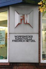 Logo der Worpsweder Kunststiftung Friedrich Netzel in der Worpsweder Kunsthalle
