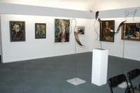Ausstellungsraum der Worpsweder Kunsthalle