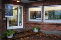 Eingang zur Worpsweder Kunsthalle
