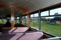 Aussicht bei der Fahrt mit dem Moorexpress von Worpswede aus Richtung Gnarrenburg