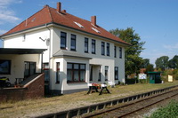 Der Bahnhof von Gnarrenburg