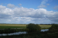 Blick in die Hammeniederung in Ahrensfelde bei Osterholz-Scharmbeck